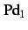 $\mbox{Pd}_1$